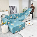 Boho Printed Sofa Slipcover, Stretch Furniture Protector for Sectional L-Shaped Sofa by Slipcover KAS™