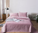 Kasentex All Season Cozy Velvet Quilt Set with Shams, Queen, King, Room Decor, Graduation Gifts