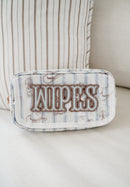 Wipes Pouch - Western Blues Clear Coat Bag