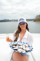 Oysters & Champagne - Navy Corduroy Trucker Hat