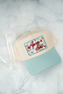 Apres Ski - Baby Blue Vintage Trucker Hat