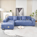 Boho Printed Sofa Slipcover, Stretch Furniture Protector for Sectional L-Shaped Sofa by Slipcover KAS™