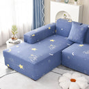Boho Printed Sofa Slipcover, Stretch Furniture Protector for Sectional L-Shaped Sofa by Slipcover KAS™