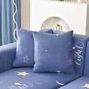 Boho Printed Sofa Slipcover, Stretch Furniture Protector for Sectional L-Shaped Sofa by Slipcover KAS™