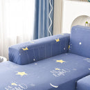 Boho Printed Sofa Slipcover, Stretch Furniture Protector for Sectional L-Shaped Sofa by Slipcover KAS™