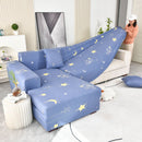 Boho Printed Sofa Slipcover, Stretch Furniture Protector for Sectional L-Shaped Sofa by Slipcover KAS™