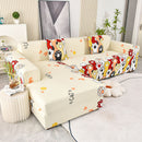 Boho Printed Sofa Slipcover, Stretch Furniture Protector for Sectional L-Shaped Sofa by Slipcover KAS™