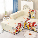 Boho Printed Sofa Slipcover, Stretch Furniture Protector for Sectional L-Shaped Sofa by Slipcover KAS™