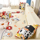 Boho Printed Sofa Slipcover, Stretch Furniture Protector for Sectional L-Shaped Sofa by Slipcover KAS™