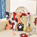 Boho Printed Sofa Slipcover, Stretch Furniture Protector for Sectional L-Shaped Sofa by Slipcover KAS™