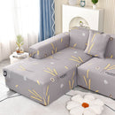 Boho Printed Sofa Slipcover, Stretch Furniture Protector for Sectional L-Shaped Sofa by Slipcover KAS™