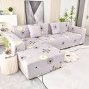 Boho Printed Sofa Slipcover, Stretch Furniture Protector for Sectional L-Shaped Sofa by Slipcover KAS™
