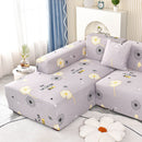 Boho Printed Sofa Slipcover, Stretch Furniture Protector for Sectional L-Shaped Sofa by Slipcover KAS™