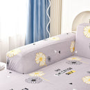 Boho Printed Sofa Slipcover, Stretch Furniture Protector for Sectional L-Shaped Sofa by Slipcover KAS™