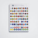 Wooden Flag Sticky Pins