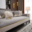 Luxury Leather Couch Protectors with Chenille Sofa Towel Covers, Non-Slip and Washable, Modular Couch Covers by Slipcover KAS™