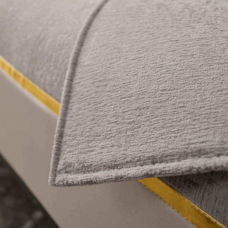Luxury Leather Couch Protectors with Chenille Sofa Towel Covers, Non-Slip and Washable, Modular Couch Covers