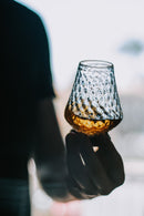 Handblown Neat Pour Glass | Made in USA | Artisan Crystal (Lead-Free) by Bull In China