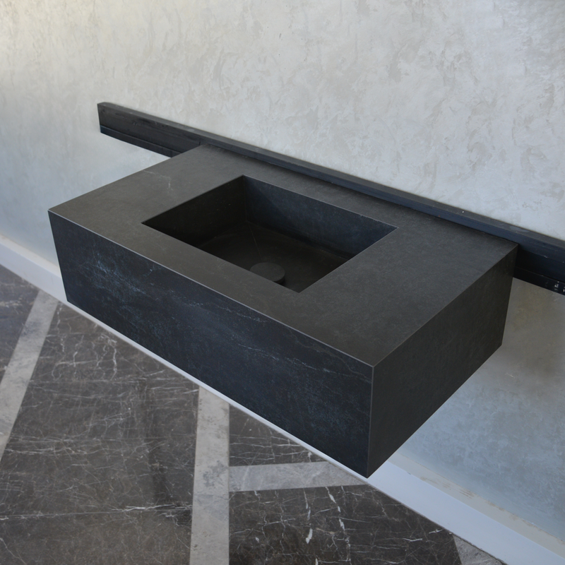 Handcrafted Dekton Laos Engineered Porcelain Sink - Polished, photo 2 of 10