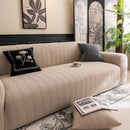 High Stretch Wheat Ear Embossed Textured Couch Slipcover, Water Repellent Sofa Cover by Slipcover KAS™
