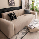 High Stretch Wheat Ear Embossed Textured Couch Slipcover, Water Repellent Sofa Cover by Slipcover KAS™