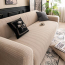 High Stretch Wheat Ear Embossed Textured Couch Slipcover, Water Repellent Sofa Cover by Slipcover KAS™