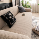 High Stretch Wheat Ear Embossed Textured Couch Slipcover, Water Repellent Sofa Cover by Slipcover KAS™