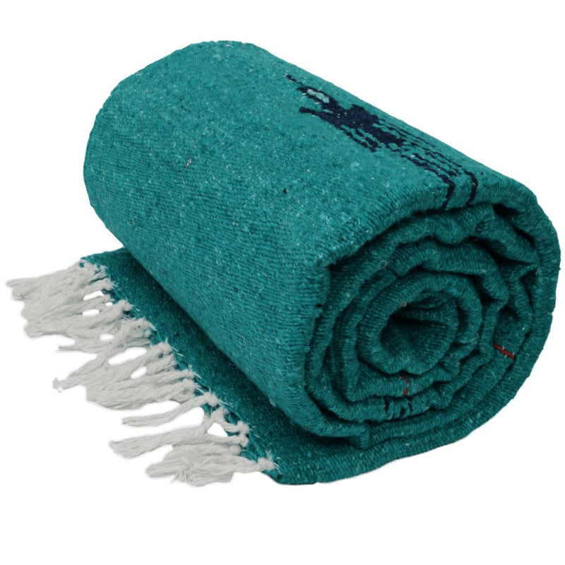 Turquoise Green Baja Thunderbird Blanket