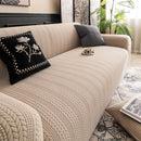 High Stretch Wheat Ear Embossed Textured Couch Slipcover, Water Repellent Sofa Cover by Slipcover KAS™