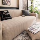 High Stretch Wheat Ear Embossed Textured Couch Slipcover, Water Repellent Sofa Cover by Slipcover KAS™