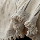 Chenille Striped Floral Couch Cover Sofa Slipcover for Most Shape Sofas, Reversible Sofa Throw Cover by Slipcover KAS™