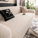 High Stretch Wheat Ear Embossed Textured Couch Slipcover, Water Repellent Sofa Cover by Slipcover KAS™