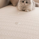 High Stretch Wheat Ear Embossed Textured Couch Slipcover, Water Repellent Sofa Cover by Slipcover KAS™