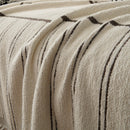 Chenille Striped Floral Couch Cover Sofa Slipcover for Most Shape Sofas, Reversible Sofa Throw Cover by Slipcover KAS™