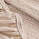 High Stretch Wheat Ear Embossed Textured Couch Slipcover, Water Repellent Sofa Cover by Slipcover KAS™