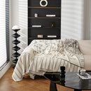 Chenille Striped Floral Couch Cover Sofa Slipcover for Most Shape Sofas, Reversible Sofa Throw Cover by Slipcover KAS™