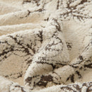 Chenille Striped Floral Couch Cover Sofa Slipcover for Most Shape Sofas, Reversible Sofa Throw Cover by Slipcover KAS™