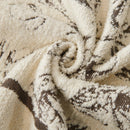 Chenille Striped Floral Couch Cover Sofa Slipcover for Most Shape Sofas, Reversible Sofa Throw Cover by Slipcover KAS™