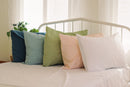 Crinkle Percale Organic Cotton Duvet Cover Set + Shams (Final Sale)