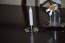 Decorative Silver Flower Candle Holder