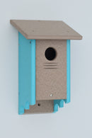 Poly lumber Blue Bird House for Bluebirds and Finches