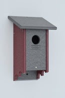 Poly lumber Blue Bird House for Bluebirds and Finches