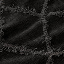 Soft Chenille Sofa Throw Cover, Raised Geometric Texture Furniture Protector Blanket