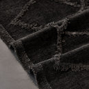 Soft Chenille Sofa Throw Cover, Raised Geometric Texture Furniture Protector Blanket