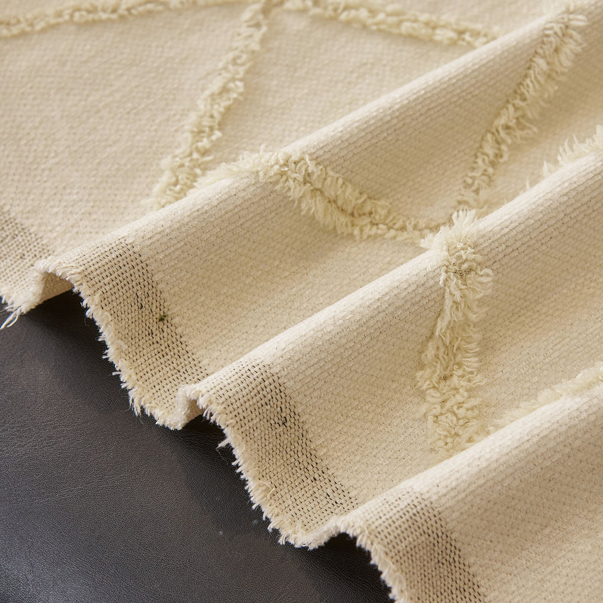 Soft Chenille Sofa Throw Cover, Raised Geometric Texture Furniture Protector Blanket, photo 14 of 44