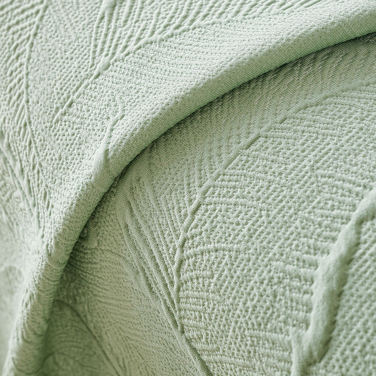 Embossed Leaf Pattern Sofa Cover Blanket for Couch, Soft Cooling Textured Couch Cover, photo 32 of 41