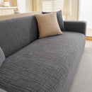 Embossed Lines Couch Covers Stretchable Non-Slip & Washable Sofa Slipcovers by Slipcover KAS™