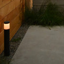 BPLP01 Brutus 18" Black Brass Bollard Light Low Voltage Outdoor Lighting