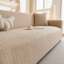Embossed Lines Couch Covers Stretchable Non-Slip & Washable Sofa Slipcovers