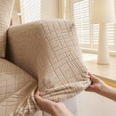 Embossed Lines Couch Covers Stretchable Non-Slip & Washable Sofa Slipcovers by Slipcover KAS™